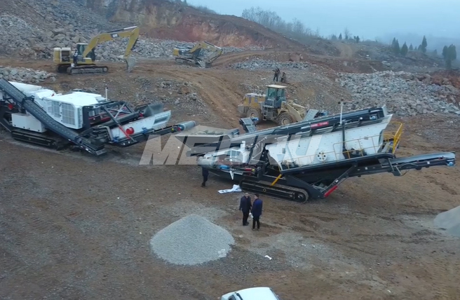 移動(dòng)環(huán)保碎石機(jī)，移動(dòng)破碎設(shè)備