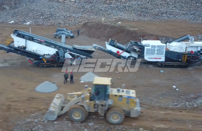 移動(dòng)石子破碎機(jī)，移動(dòng)破碎站邁科路重工