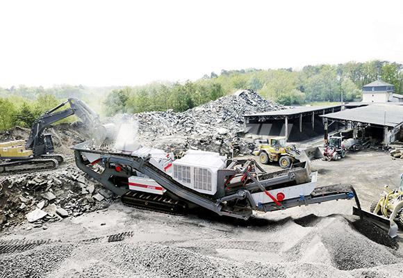 河南建筑垃圾破碎現場 河南建筑垃圾破碎現場